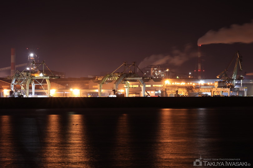 県立高砂海浜公園・向島公園の工場夜景スポット写真（2）