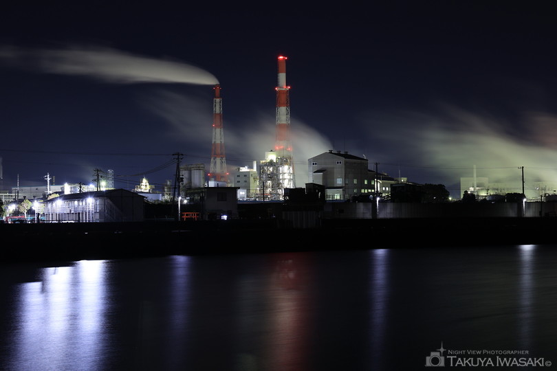 県立高砂海浜公園・向島公園の工場夜景スポット写真（4）