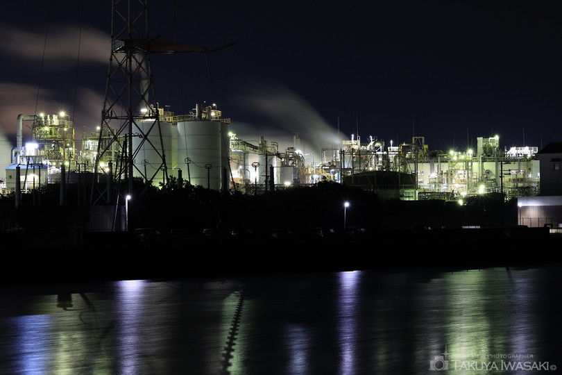 県立高砂海浜公園・向島公園の工場夜景スポット写真（5）
