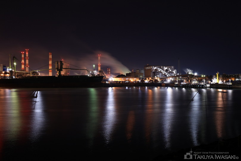 別府みなと緑地の工場夜景スポット写真（4）