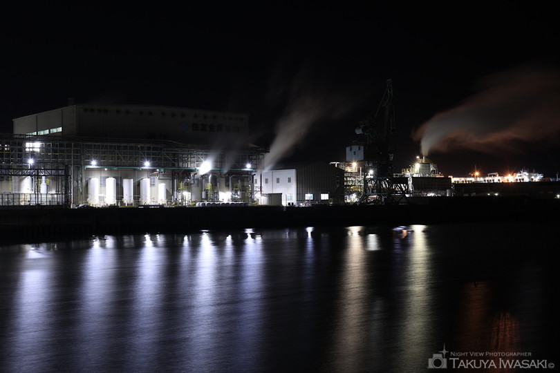 別府みなと緑地の工場夜景スポット写真（5）