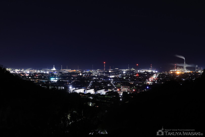 生石神社　山上公園の工場夜景スポット写真（2）
