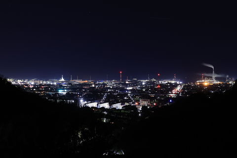 生石神社　山上公園の工場夜景スポット写真（2）class=