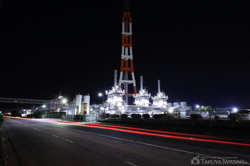 東和田の工場夜景スポット写真（1）