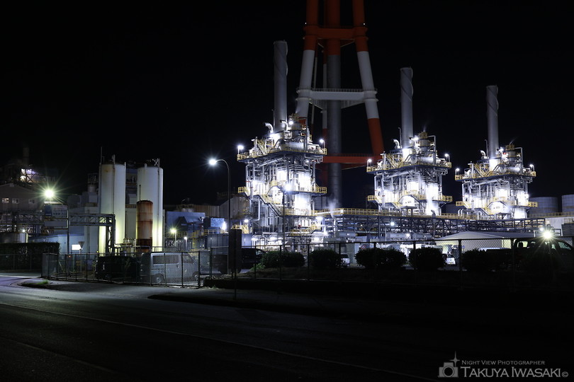 東和田の工場夜景スポット写真（2）