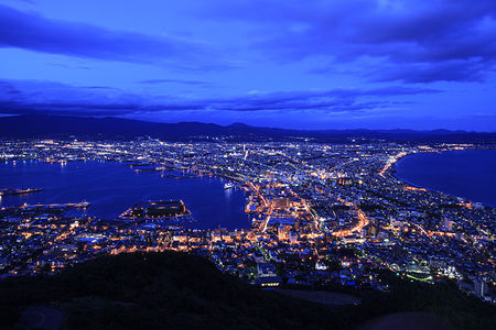 函館山の夜景スポット写真（1）class=