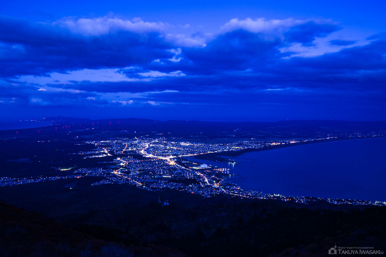 釜臥山の夜景スポット写真（3）