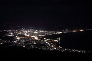 釜臥山の夜景スポット写真（3）class=