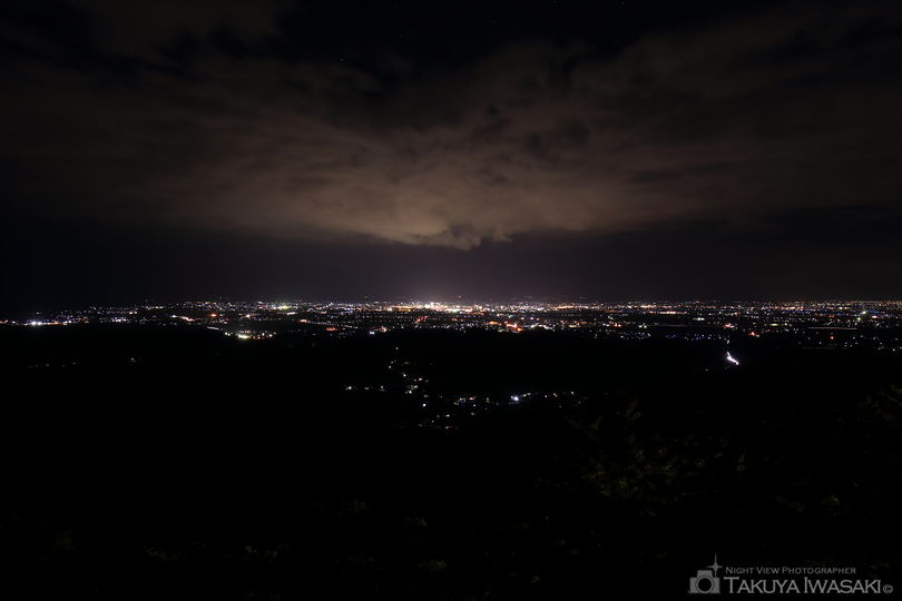 志賀坊高原 絶景パノラマポイントの夜景スポット写真（1）
