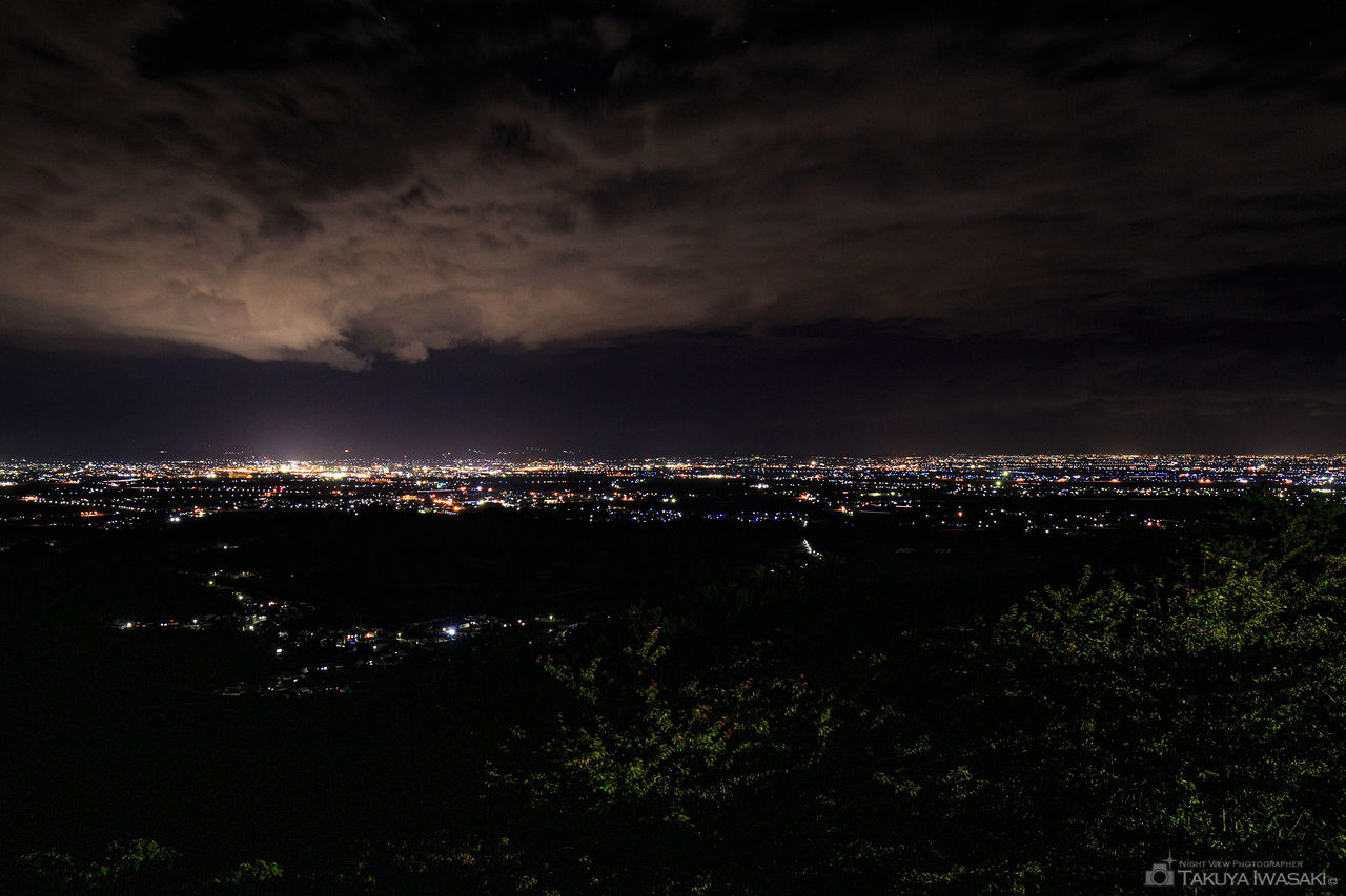 志賀坊高原 絶景パノラマポイントの夜景スポット写真（2）