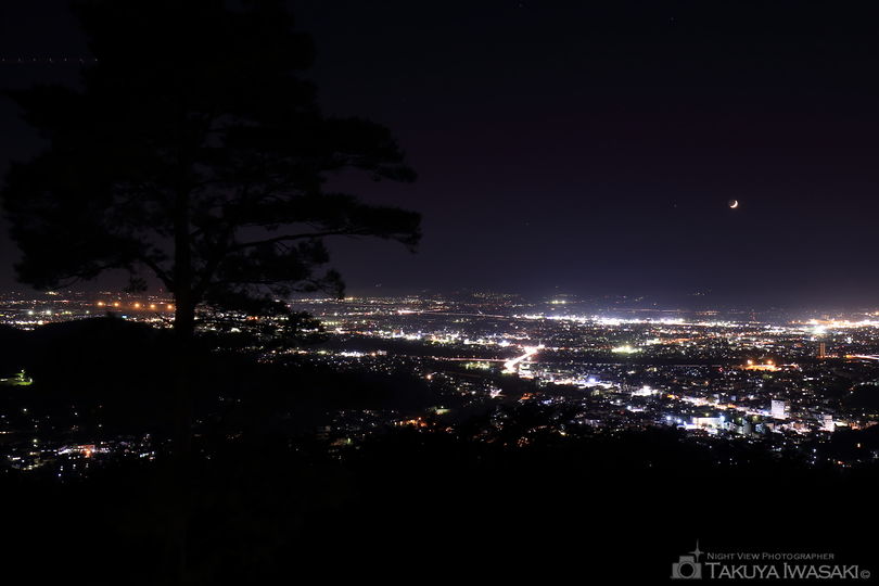 岩山公園の夜景スポット写真（2）