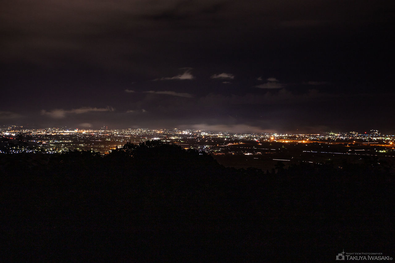 城内山展望台の夜景スポット写真（2）