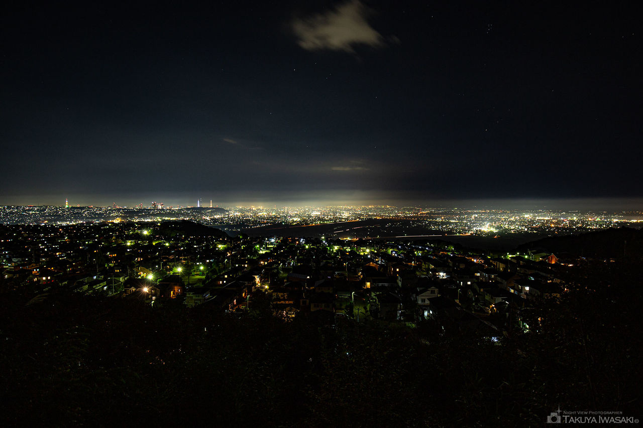 那智が丘の夜景スポット写真（1）
