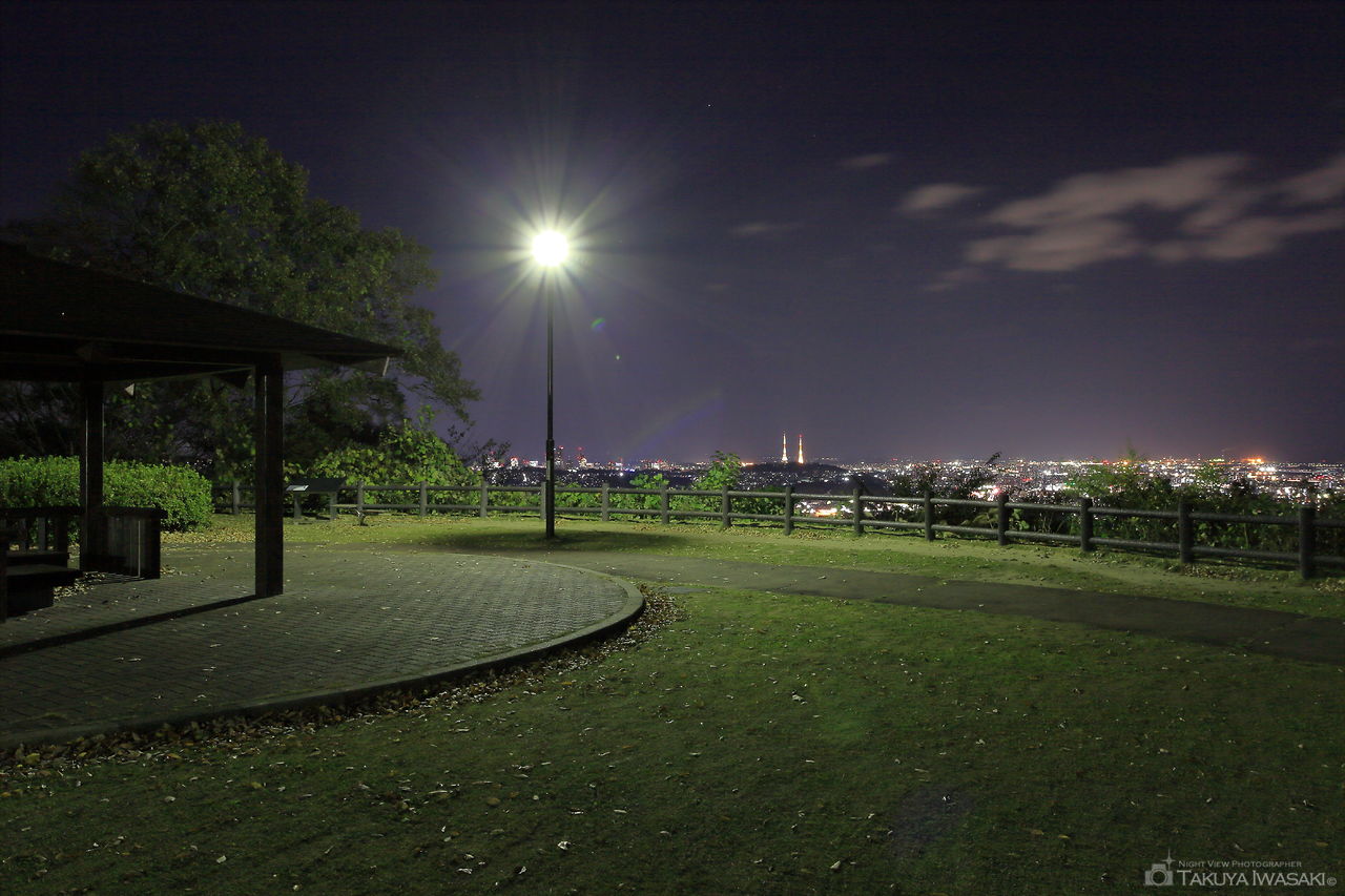 海の見える丘公園の夜景スポット写真（3）