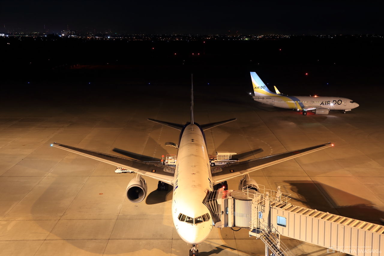 仙台空港の夜景スポット写真（3）