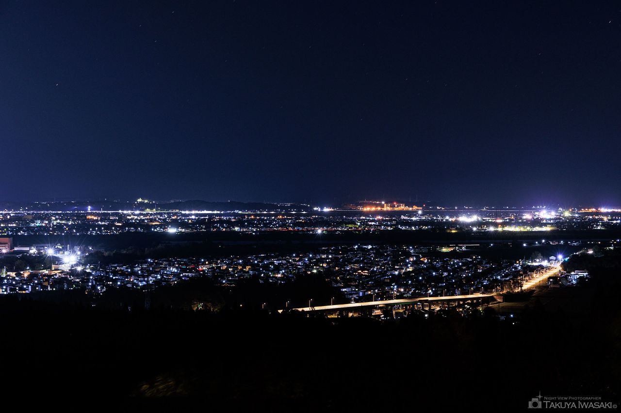 大森山公園の夜景スポット写真（2）