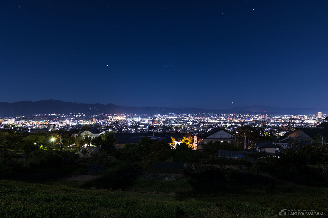悠創の丘の夜景スポット写真（1）