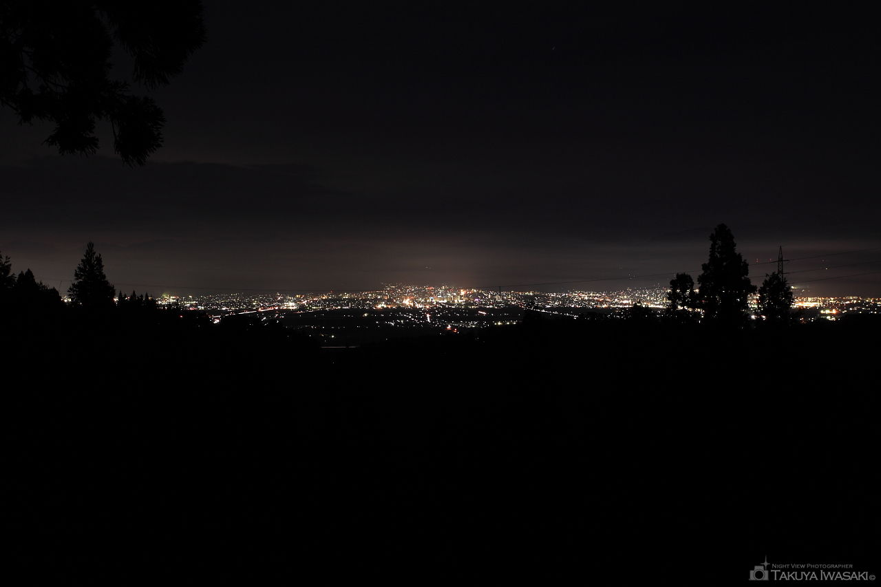 初恋の丘の夜景スポット写真（1）