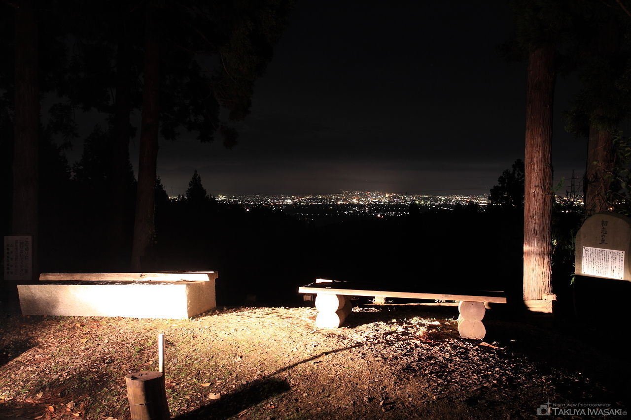 初恋の丘の夜景スポット写真（3）