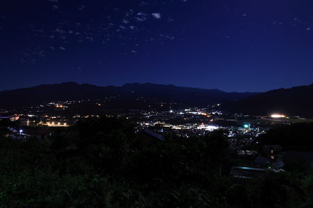 山形上山IC・蔵王CC方面の夜景