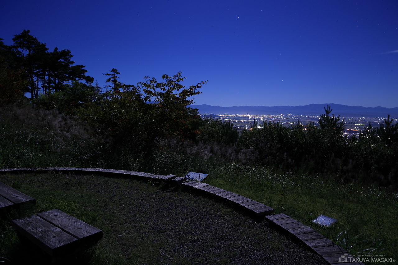 十分一山展望台の夜景スポット写真（3）