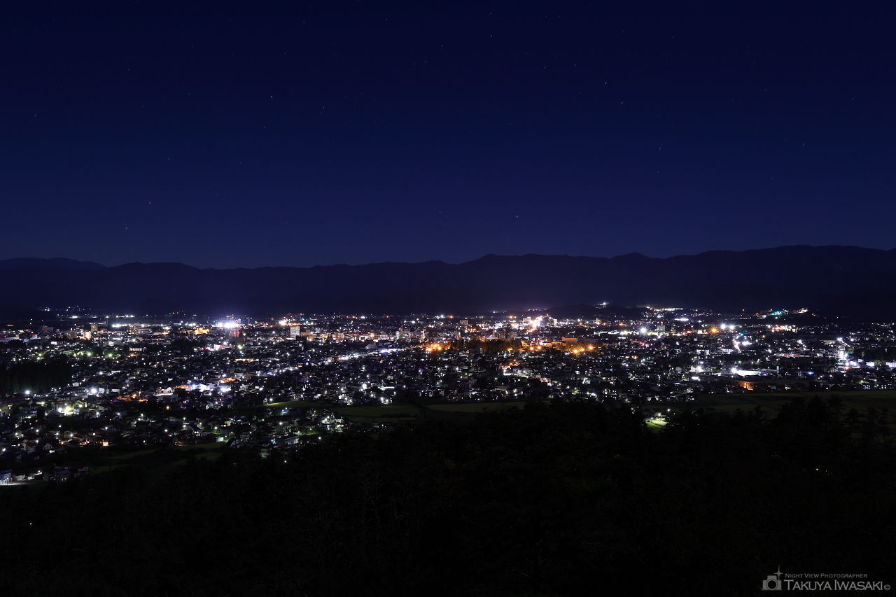 御成山公園の夜景スポット写真（1）