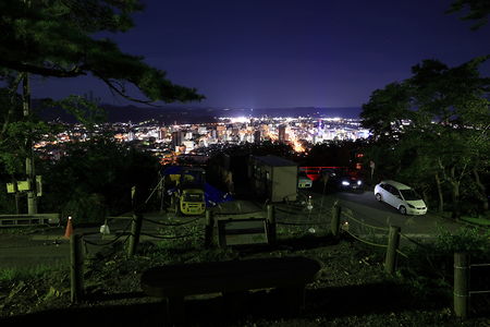 信夫山 第一展望台の夜景スポット写真（3）class=