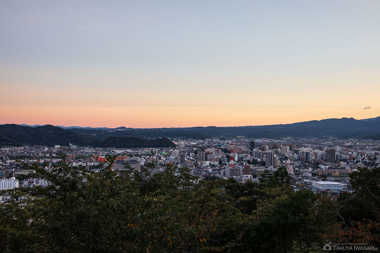 信夫山 第二展望台の夜景スポット写真（5）