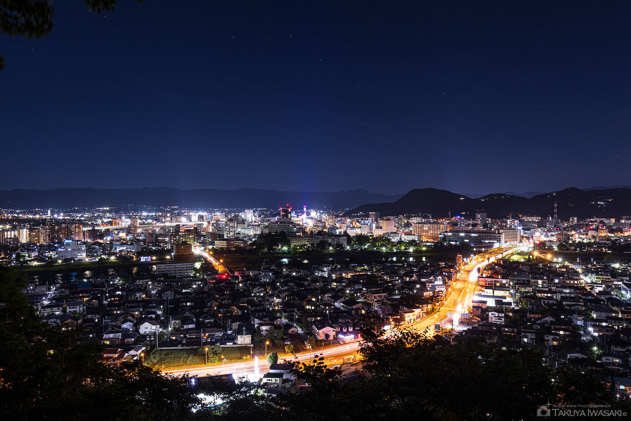 弁天山公園の夜景スポット写真（1）