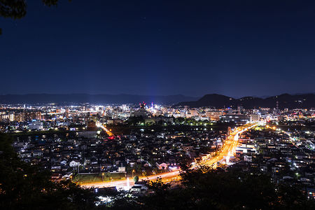 弁天山公園の夜景スポット写真（1）class=