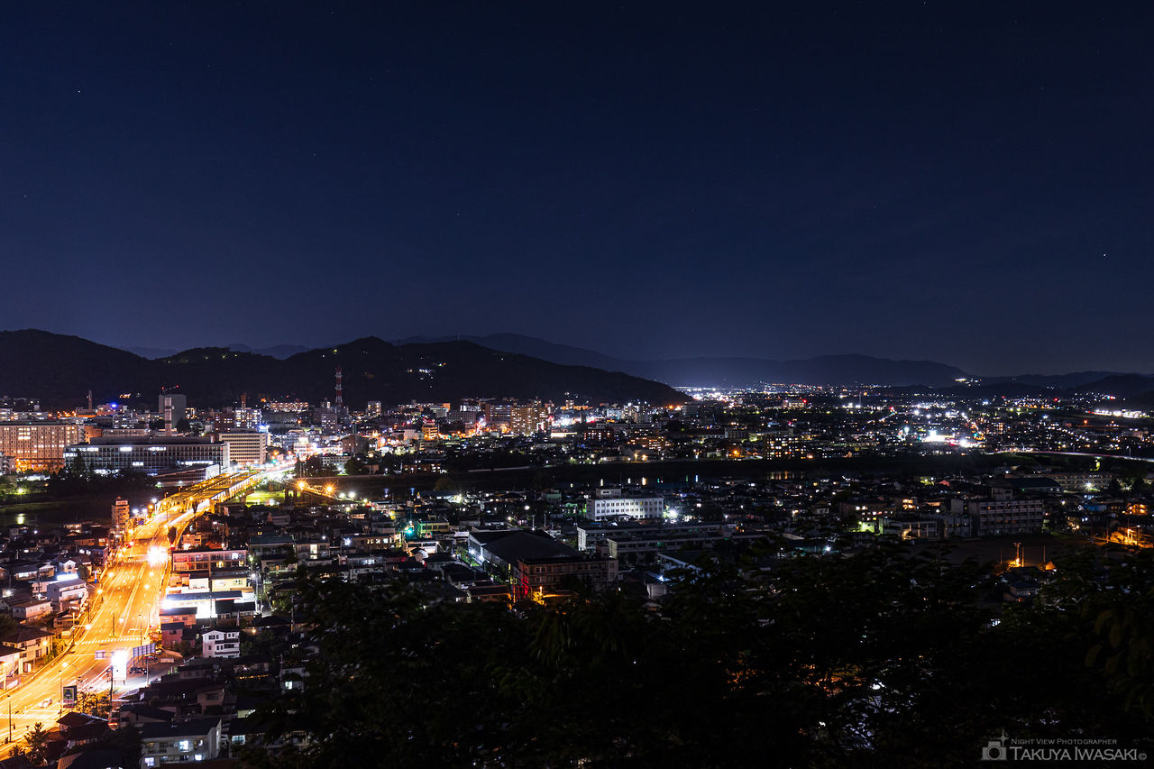 弁天山公園の夜景スポット写真（2）