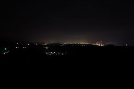 日立市内の夜景