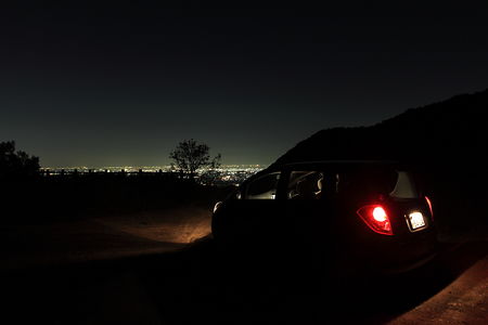 大岩山 西公園駐車場の夜景スポット写真（2）class=