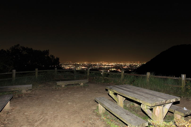 大岩山 西公園駐車場の夜景スポット写真（3）