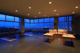 栃木県庁 展望ロビーの夜景スポット写真（5）class=