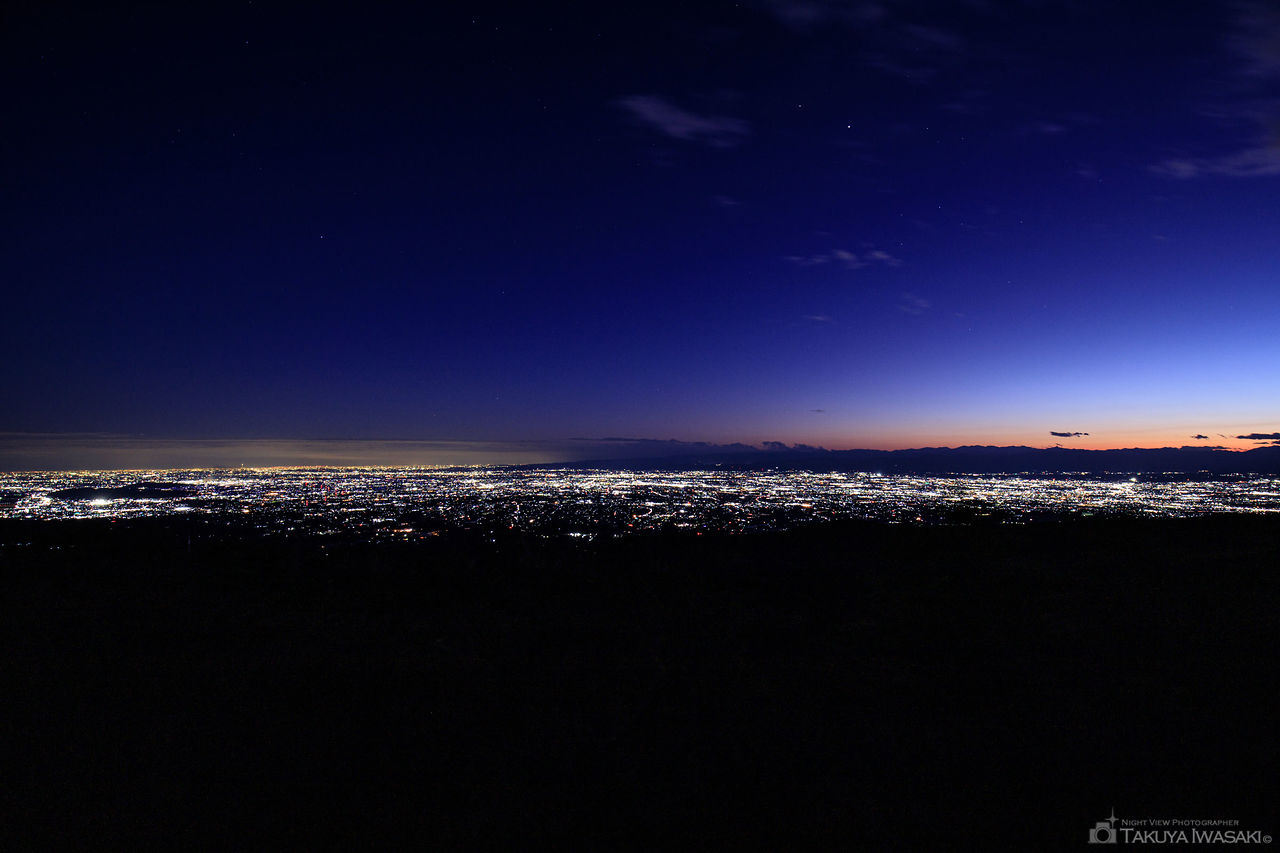 赤城山パノラマ展望台の夜景スポット写真（1）