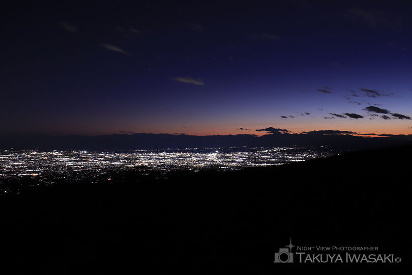 赤城山パノラマ展望台の夜景スポット写真（2）