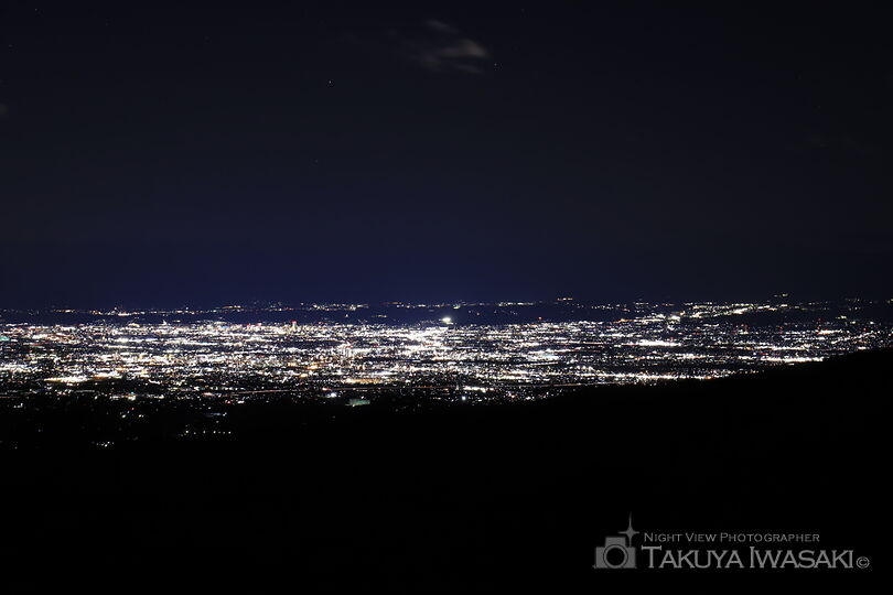赤城山パノラマ展望台の夜景スポット写真（3）