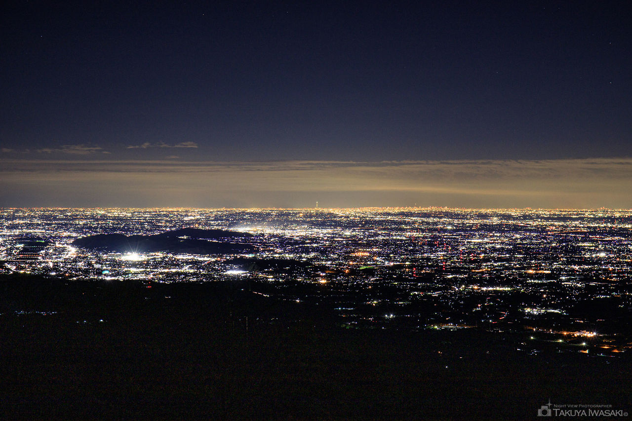 赤城山パノラマ展望台の夜景スポット写真（4）