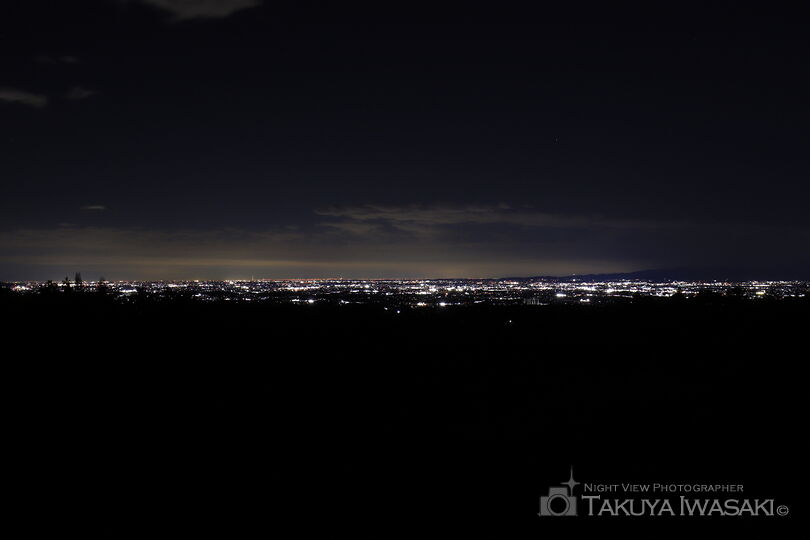 ぐりーんふらわー牧場・大胡の夜景スポット写真（1）