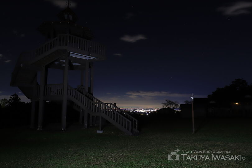 ぐりーんふらわー牧場・大胡の夜景スポット写真（4）