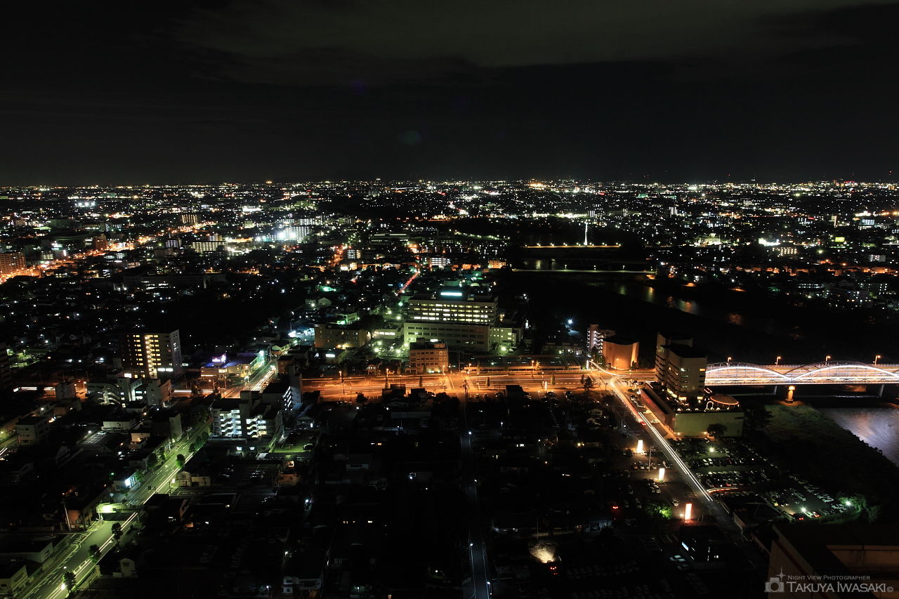 群馬県庁 展望ホールの夜景スポット写真（1）