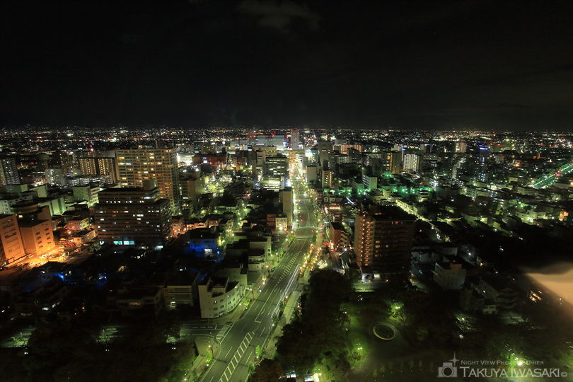 高崎市役所 展望ロビーの夜景スポット写真（4）