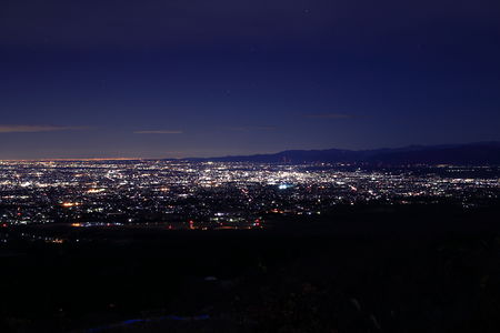 高崎市方面の夜景