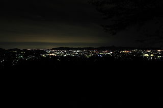 水道山公園の夜景スポット写真（1）class=