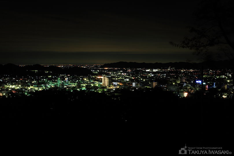 水道山公園の夜景スポット写真（2）