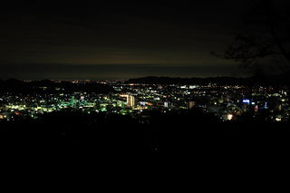 水道山公園の夜景スポット写真（2）class=