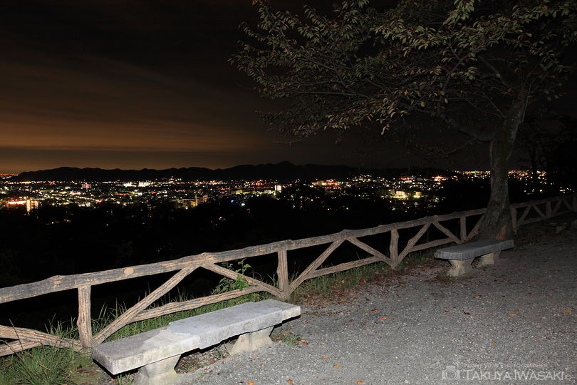 水道山公園の夜景スポット写真（3）