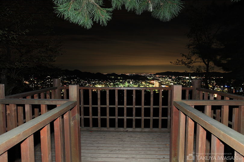 水道山公園の夜景スポット写真（4）