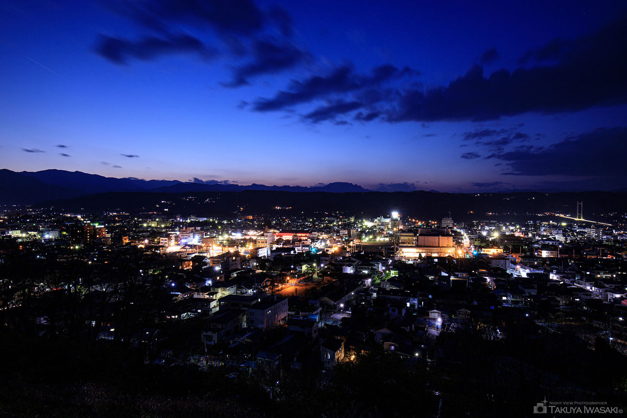 羊山公園 見晴らしの丘の夜景スポット写真（1）